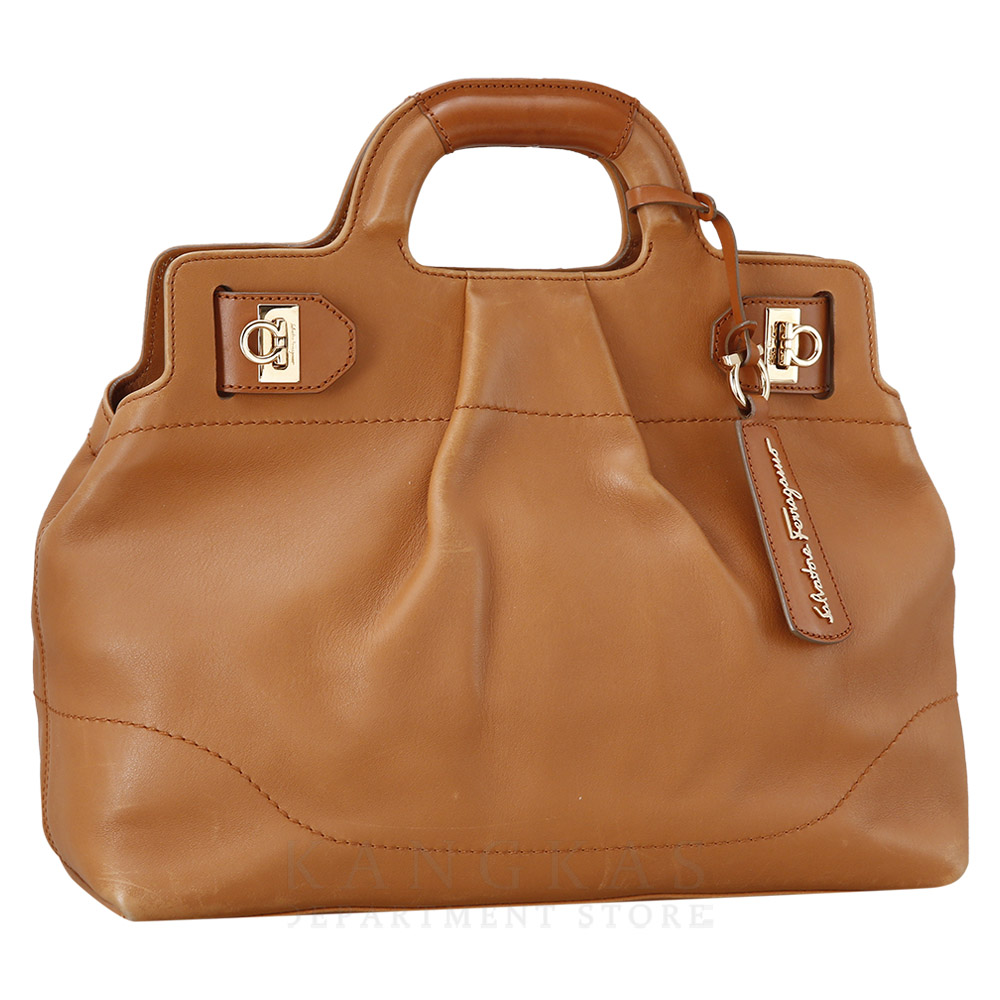 FERRAGAMO(USED)페레가모 레더 간치니 토트백